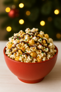 popcorn na święta - przekąski świąteczne