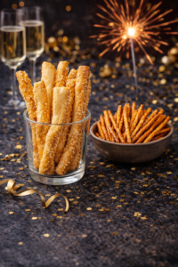 przekąski sylwestrowe z ciasta francuskiego