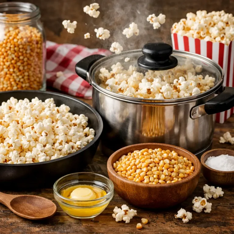 jak zrobić popcorn w garnku